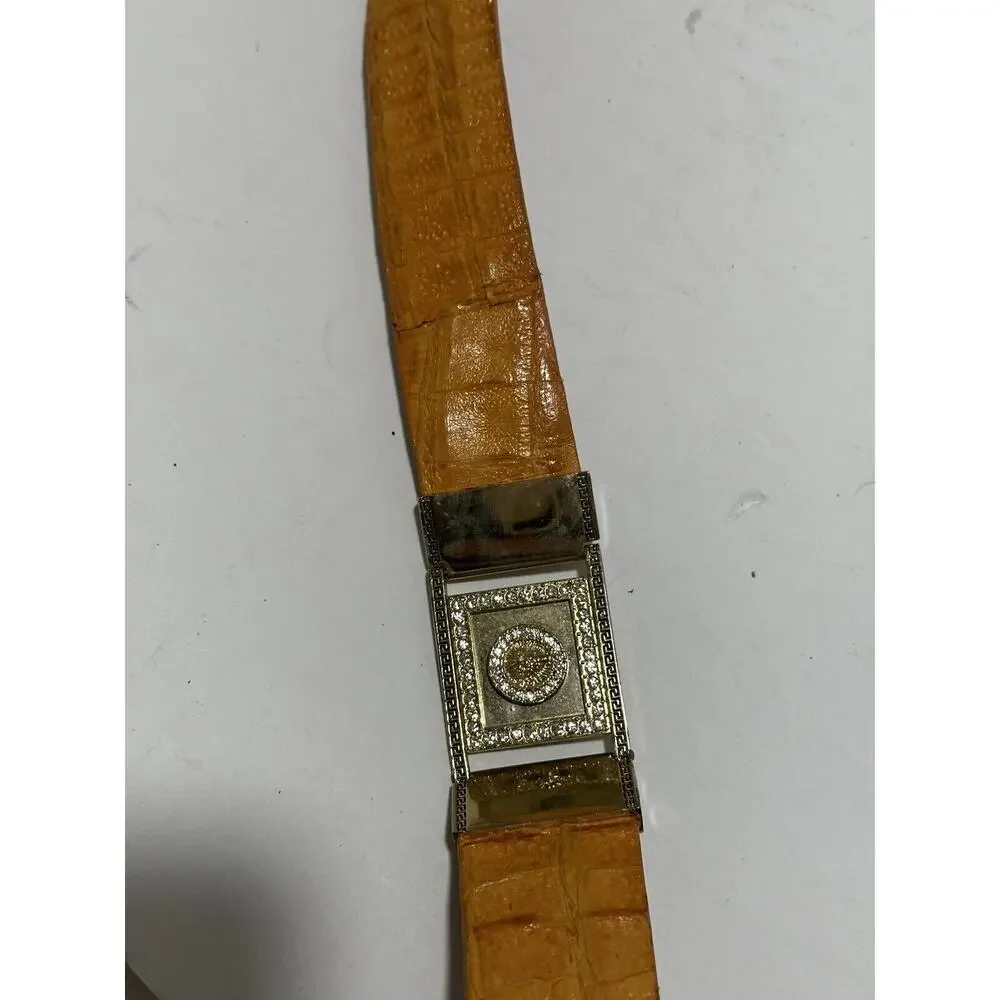 Los Altos Boots‎ Western Belt Men Crocodile Leather 34 Signed By Roberto Tapia